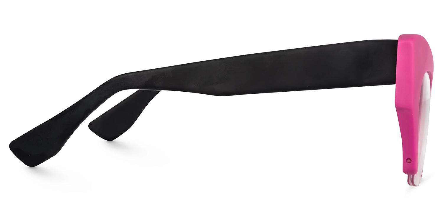 Kyle Rosa Cat Eye Brille4