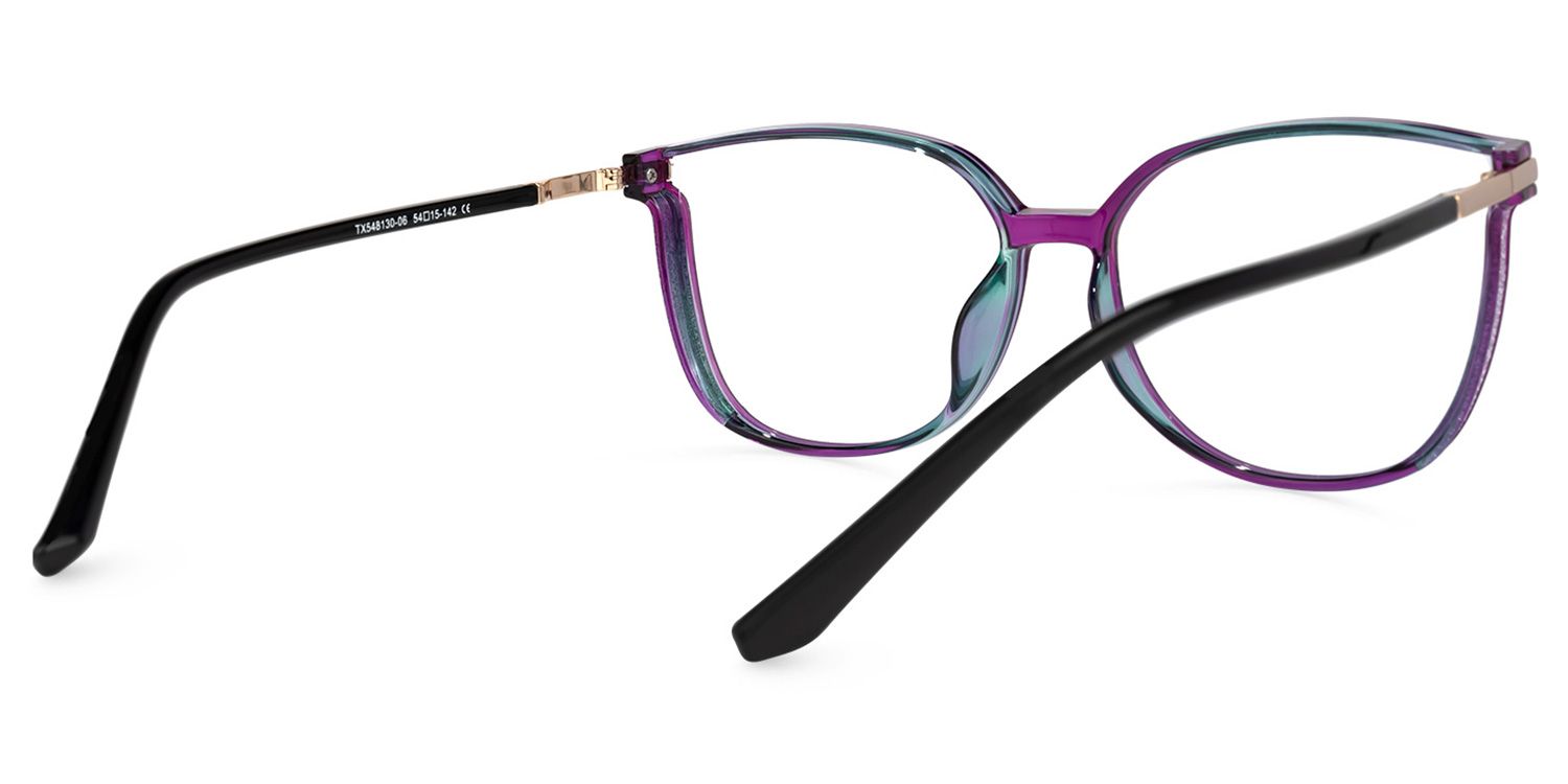 Walden Lila Cateye Brille2