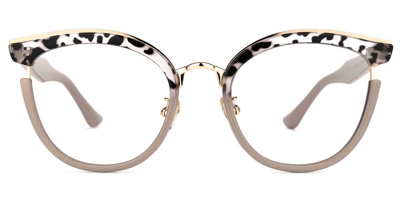 Laraine Beige Cateye Brille