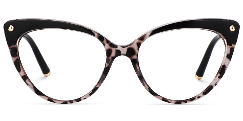 Alivia Schwarz Tortoise Cat Eye Brille0