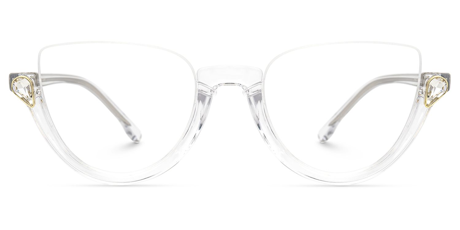 Felicia Klar Cat Eye Brille0