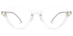 Felicia Klar Cat Eye Brille0