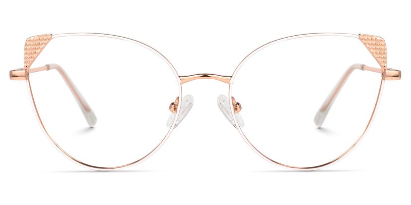 Eve Gold Cateye Brille