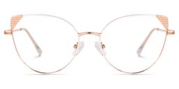 Eve Gold Cateye Brille0