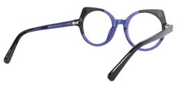 Gilbert Blau-Schwarz Cateye Brille4