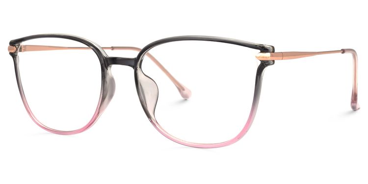 Hartwell Grau-Rosa Cateye Brille