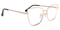 Qasim Rosa Cateye Brille2