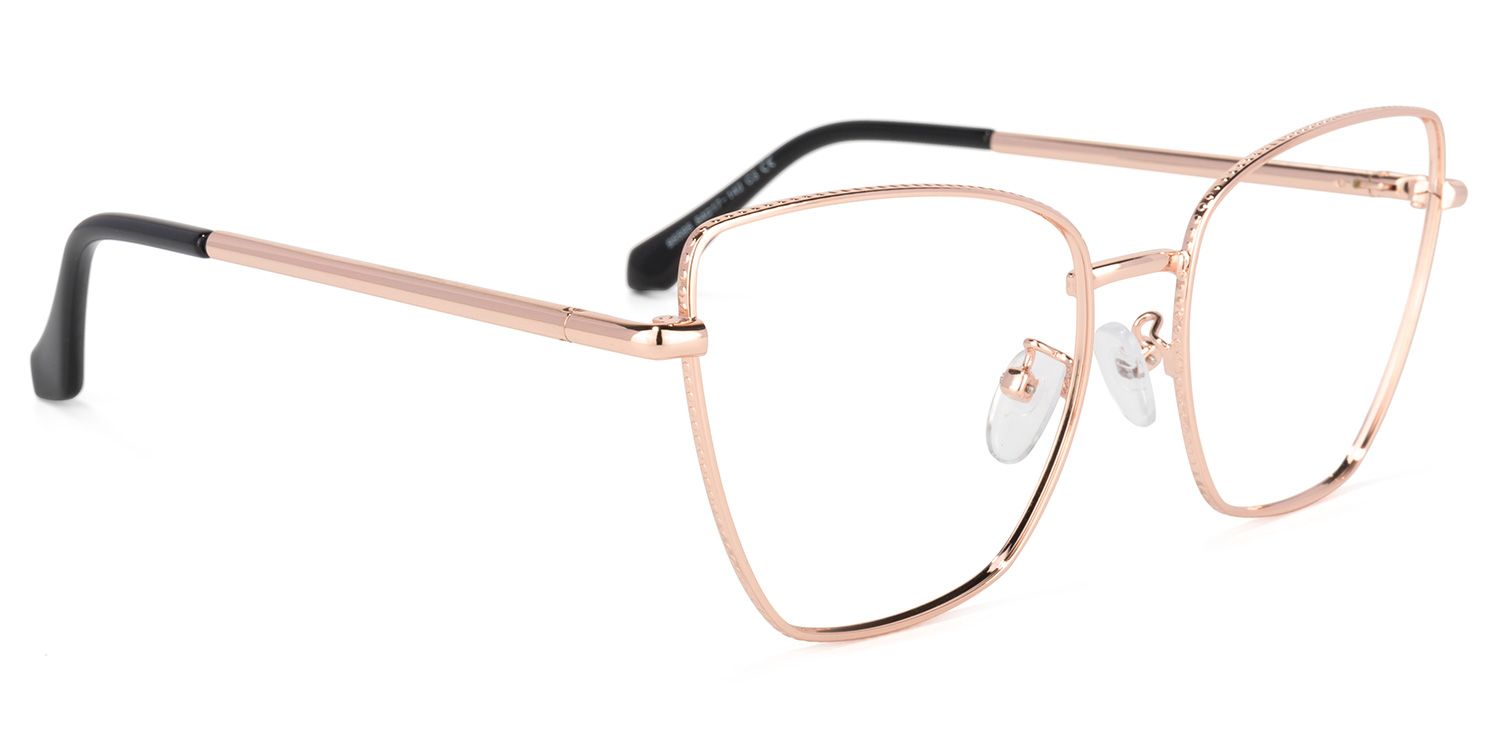 Qasim Rosa Cateye Brille2