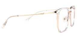 Amber Gold Quadratisch Brille3