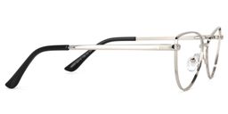 Bettina Silber Cat Eye Brille3