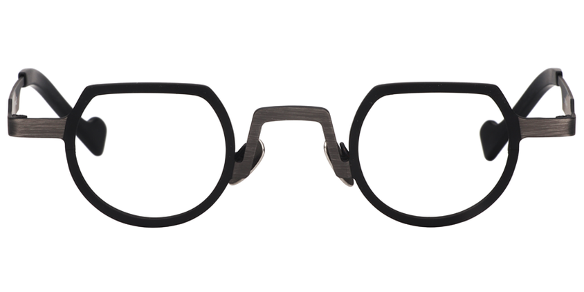 Timothy Schwarze Runde Brille0