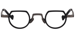 Timothy Schwarze Runde Brille0