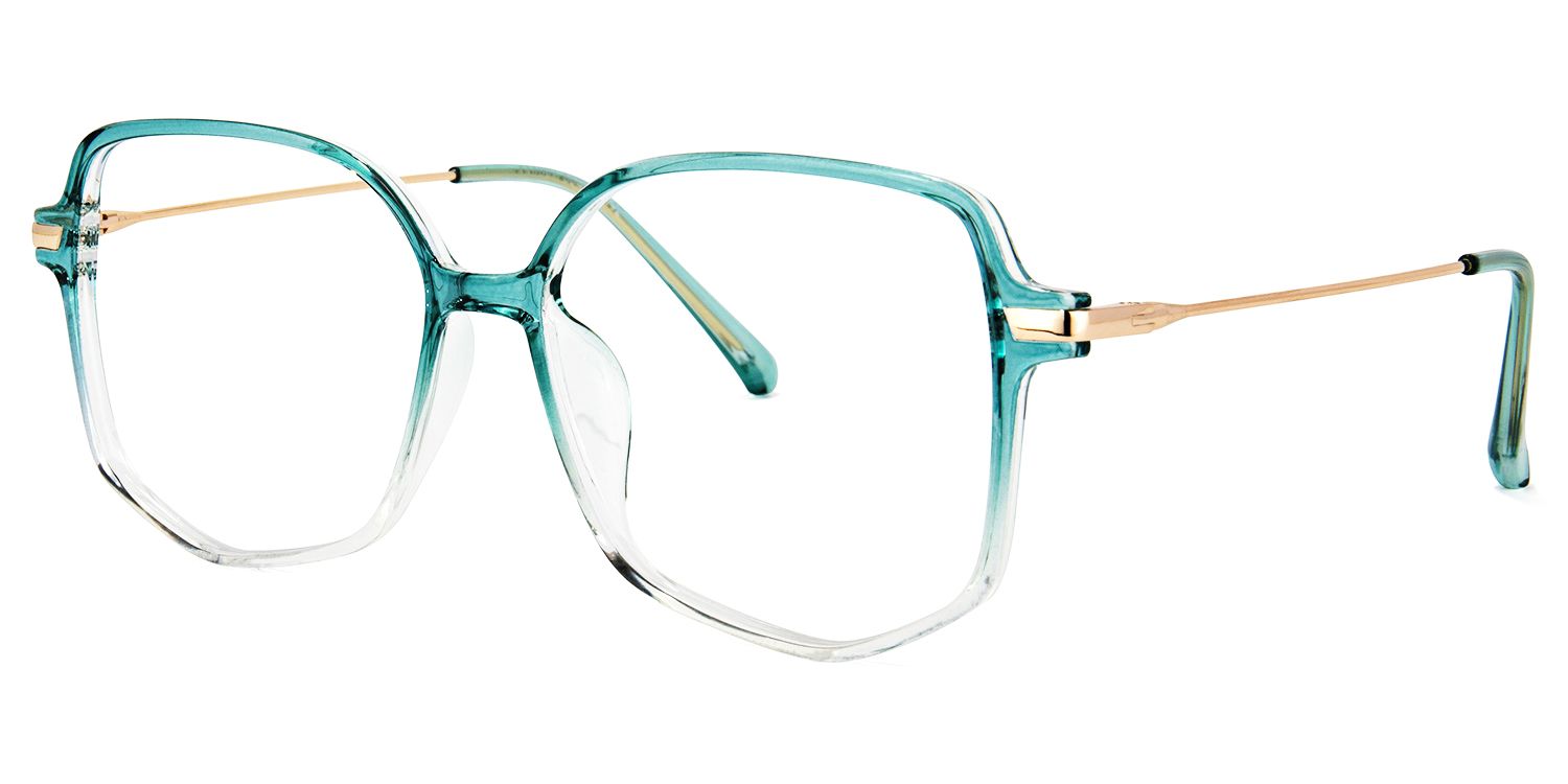 Payton Grün Geometrisch Brille1