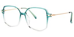 Payton Grün Geometrisch Brille1