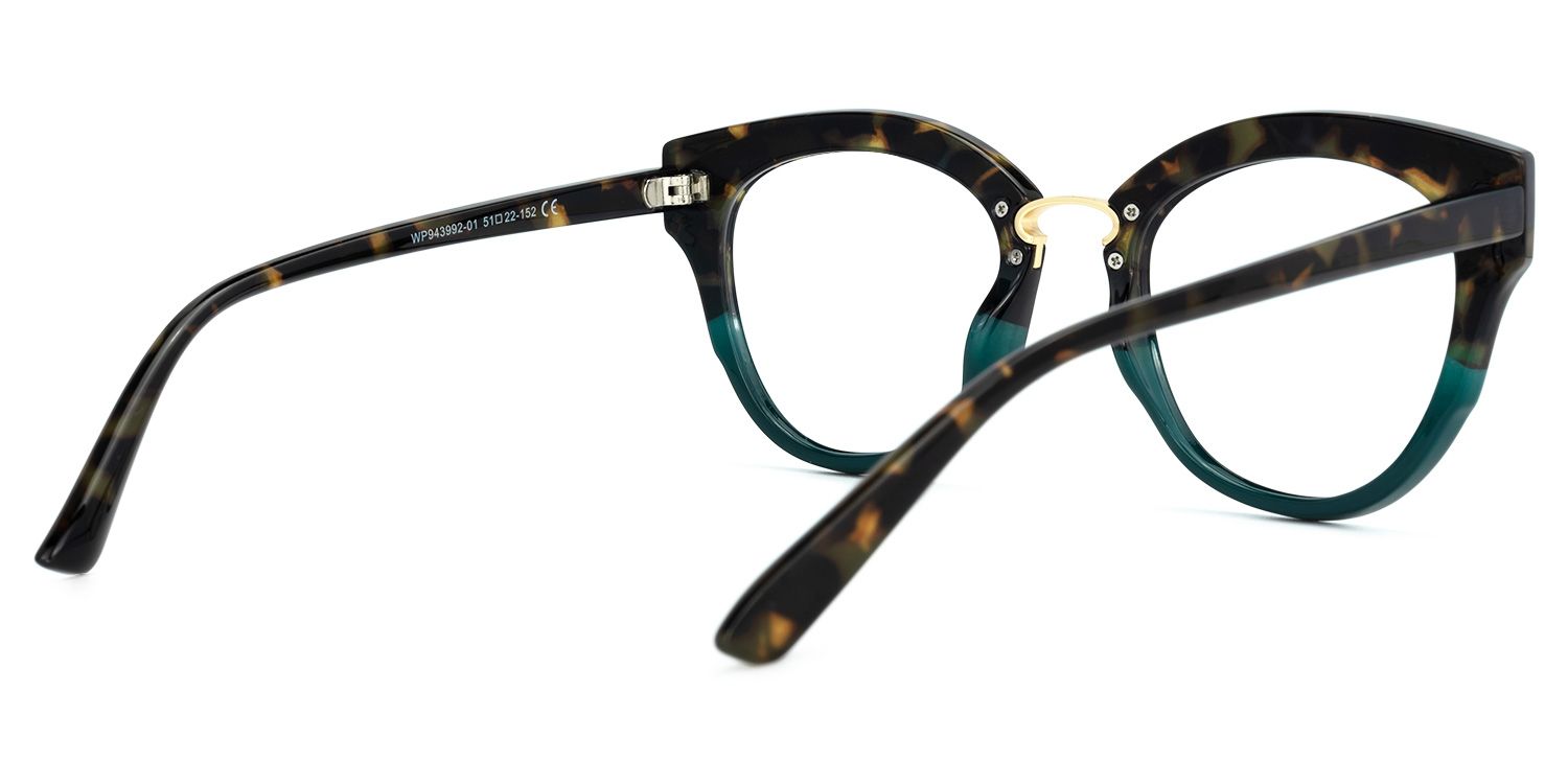 Ruthann Schwarze Tortoise Cateye Brille3