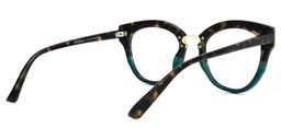 Ruthann Schwarze Tortoise Cateye Brille3