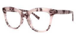 Santiago Blumendruck-Rosa Cateye Brille1