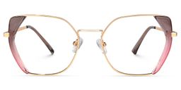 Zaida Rosa-Grau Geometrisch Brille0