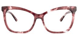 Richardson Hell Maroon Cateye Brille0