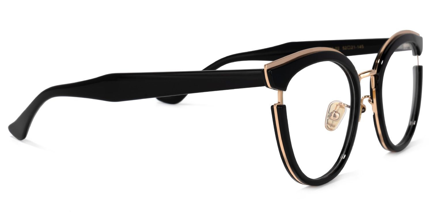 Laraine Schwarz Cat Eye Brille3