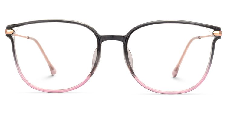 Hartwell Grau-Rosa Cateye Brille