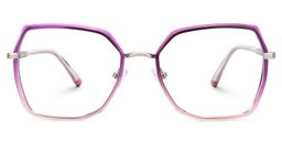 Burt Lila-Rosa Geometrisch Brille2
