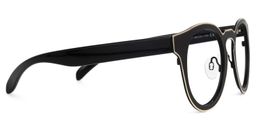 Cyrus Schwarz Rund Brille3
