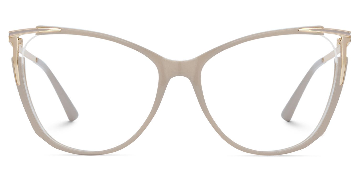 Pace Beige Cateye Brille0