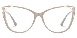 Pace Beige Cateye Brille0