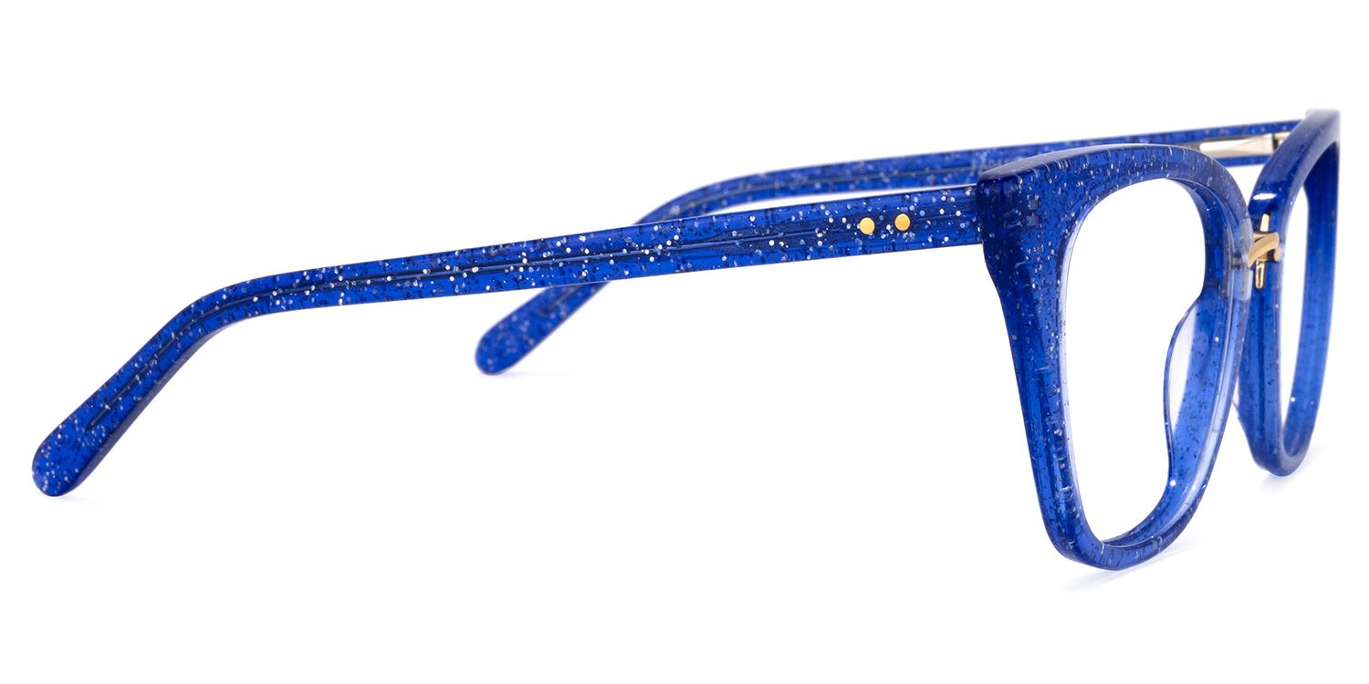 Martha Blau Cateye Brille3