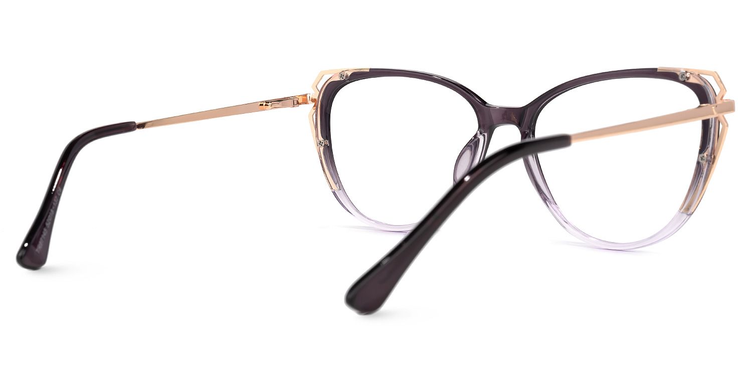Constance Dunkellila Cateye Brille2