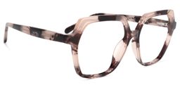 Norah Blumendruck-Rosa Geometrisch Brille2