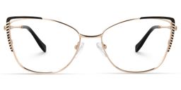 Marett Schwarze Gold Cayeye Brille0