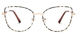 Terran Schwarz-Tortoise Cateye Brille0