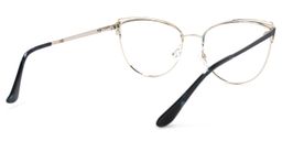 Faust Dunkelblau Cateye Brille4