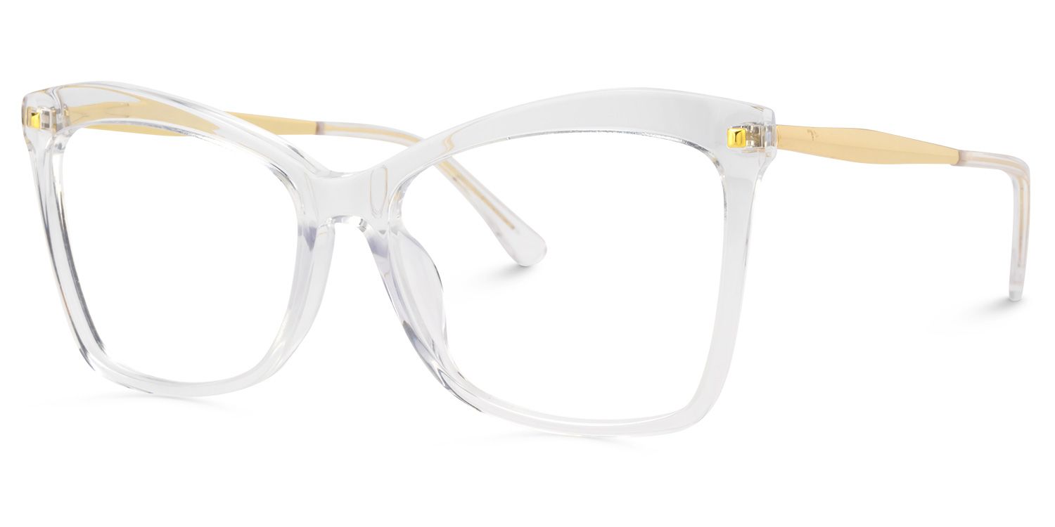 Isaebella Klar Schmetterling-Form Brille1