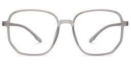 Thaddeus Grau Geometrisch Brille0
