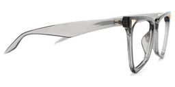Cicely Grau Klar Geometrisch Brille2