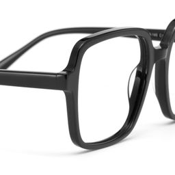 Ember Schwarz Quadratisch Brille4