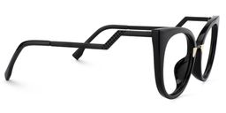 Jacqueline Schwarz Cat eye Brille3