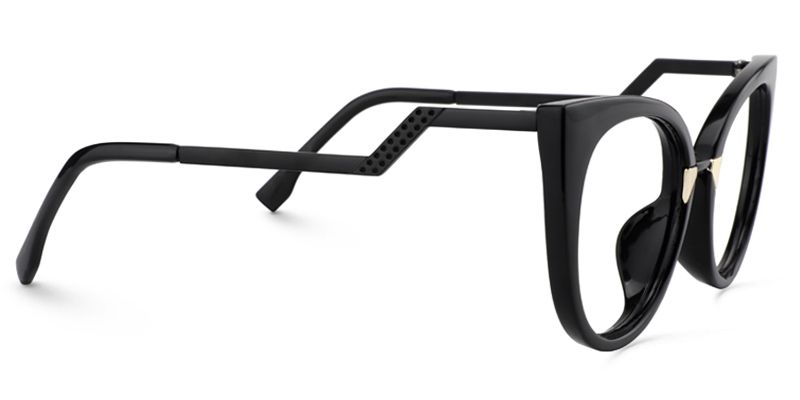 Jacqueline Schwarz Cat eye Brille3