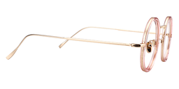 Alisa Rosa-Gold Rund Brille4