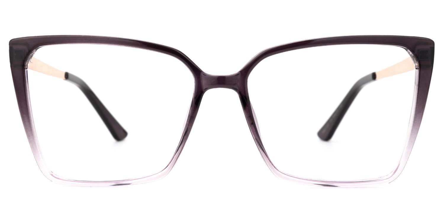 Karrie Dunkellila Quadratisch Brille0