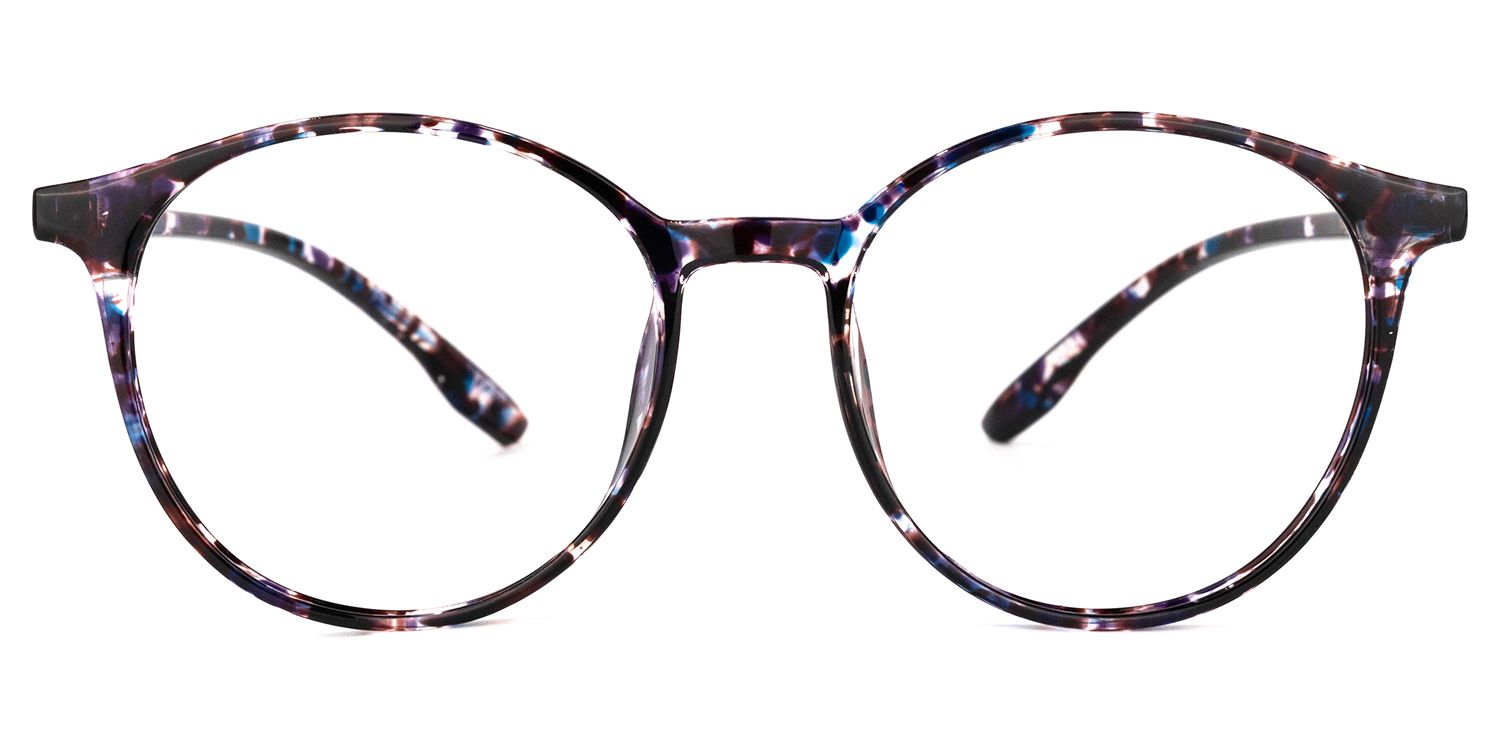 Perdita Blaue Tortoise Runde Brille0