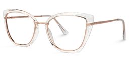 Montalvo Klar Cateye Brille1