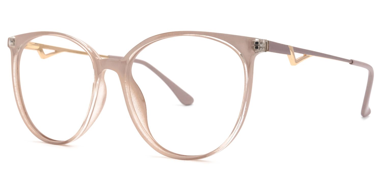 Babbage Hellbraun Rund Brille1