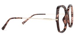 Quinn Tortoise Quadratische Brille3