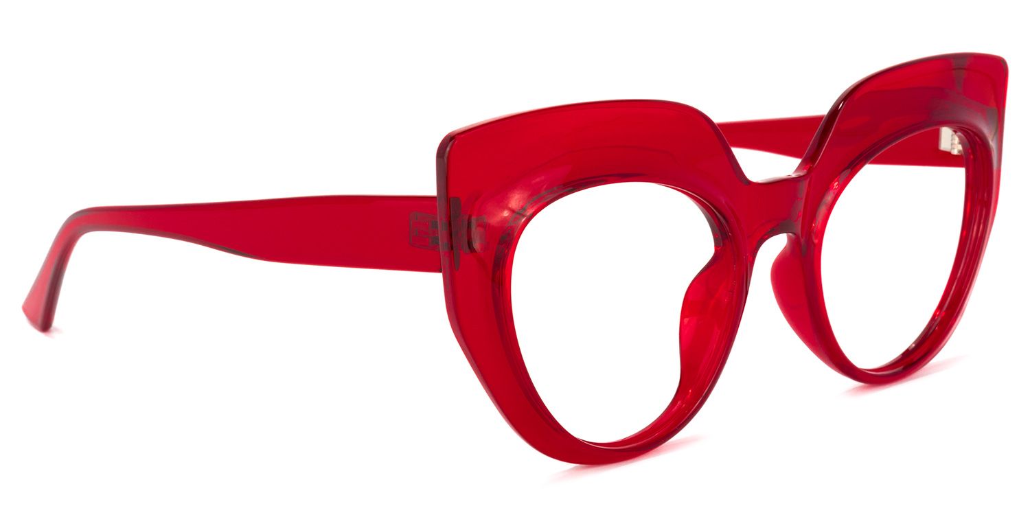 Depp Rot Cateye Brille2
