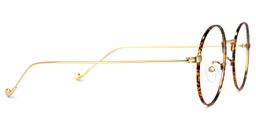 Fainche Rot-Tortoise Rund Brille2