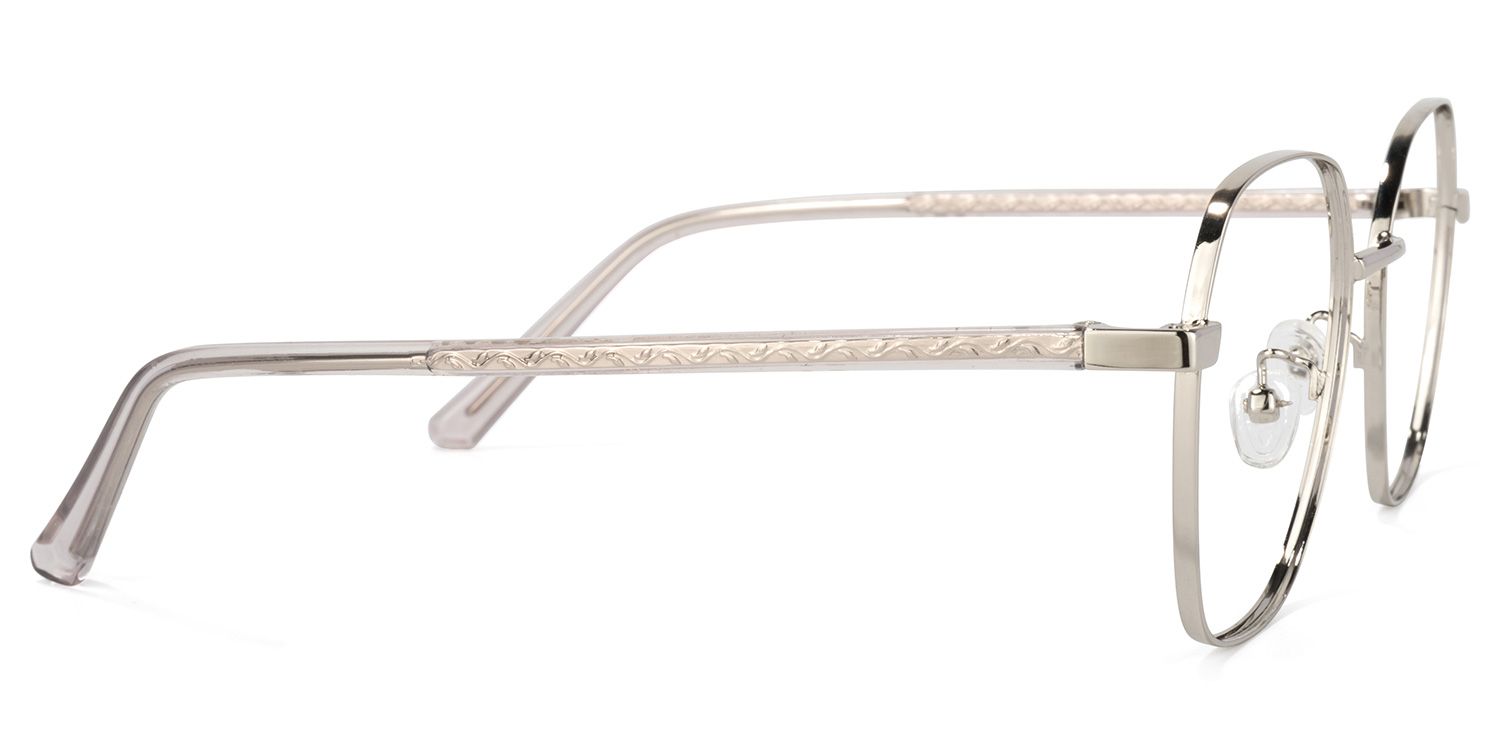 Perry Silber Geometraisch Brille3